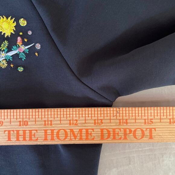 Nike Black Swoosh Sportswear Essential Space Embroidered Logo Twist Dress XS NEW - Picture 8 of 9